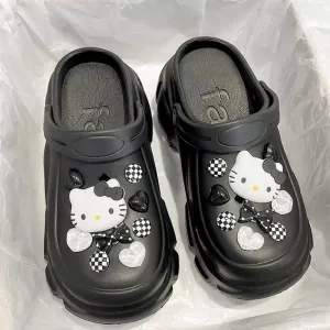 HelloKitty Clogs Platform Shoes