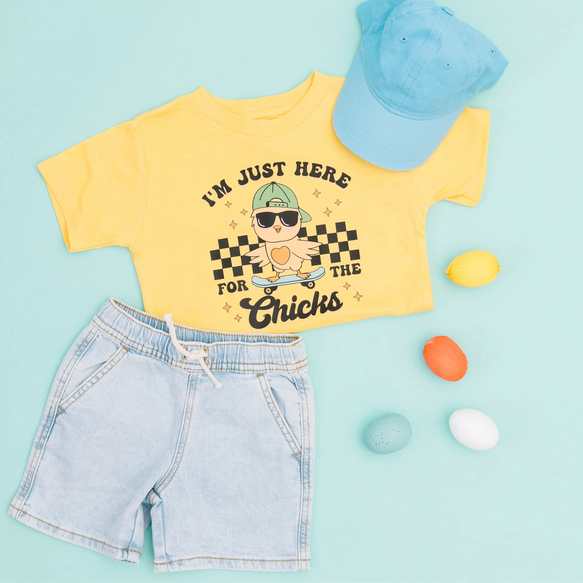 Here for the Chicks Easter Shirt