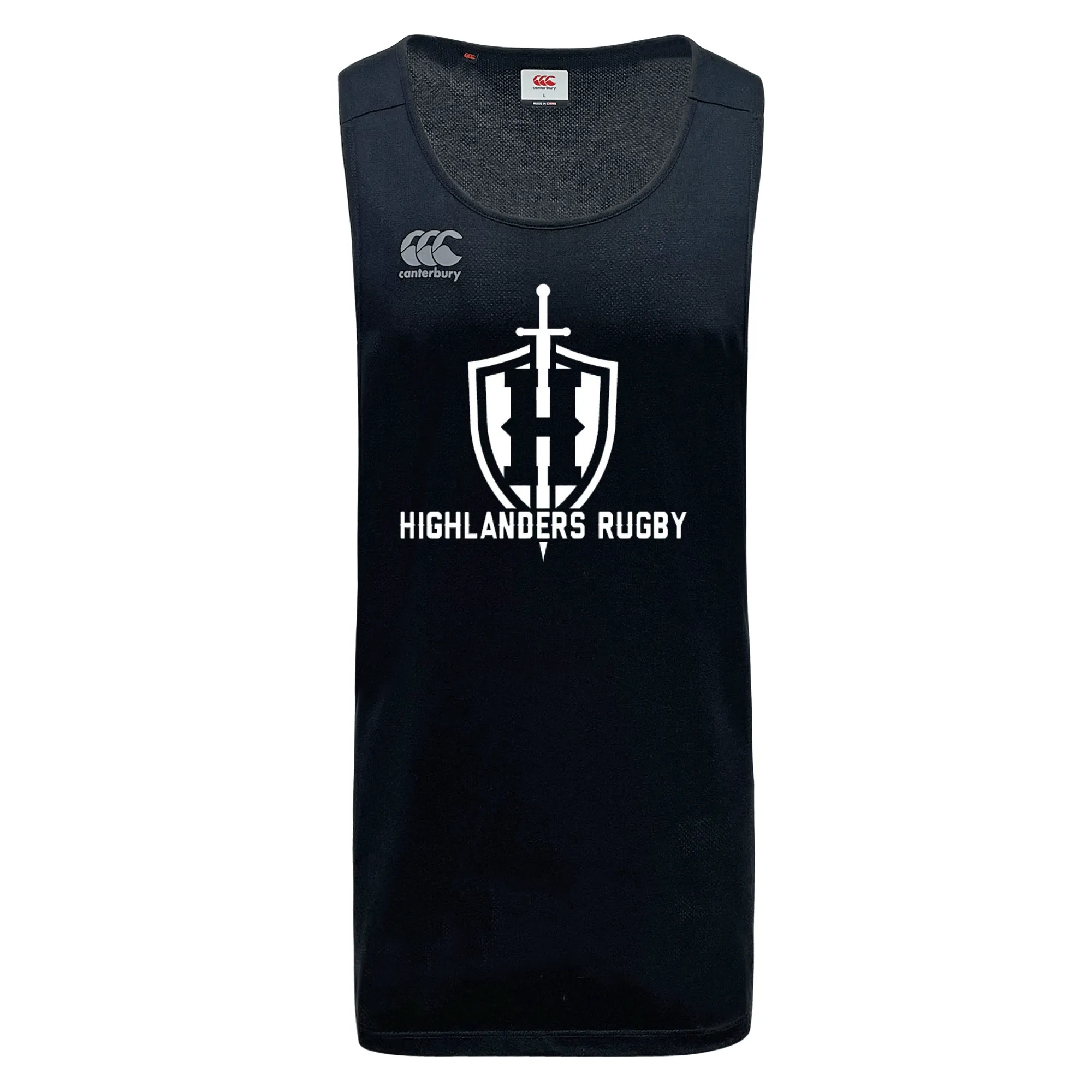 Highlanders Rugby NC Tempo Vapodri Singlet by Canterbury