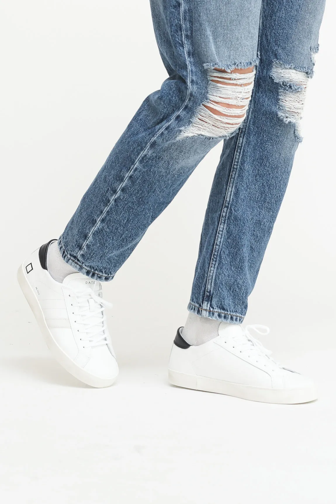 Hill Low Calf - White-Black