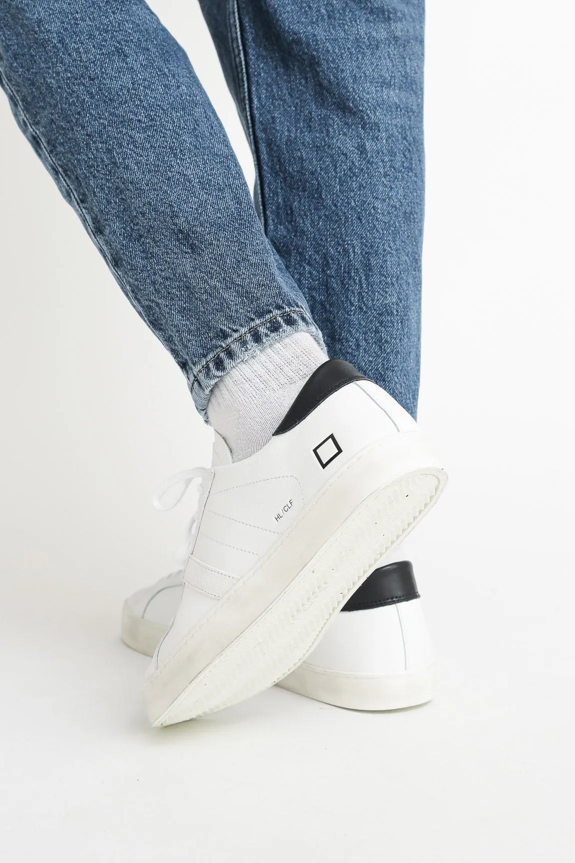 Hill Low Calf - White-Black