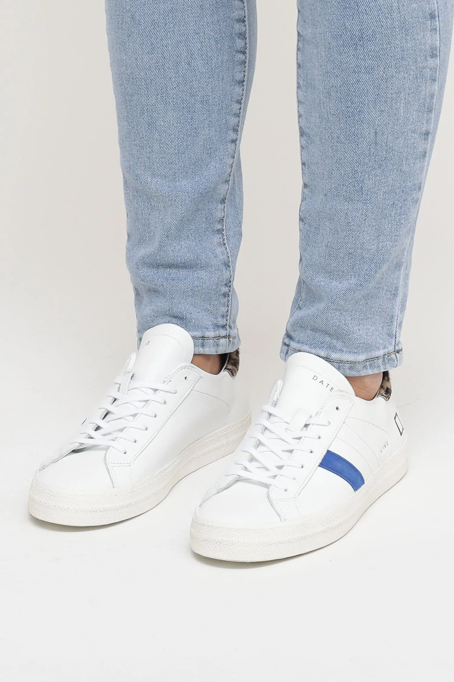 Hill Low Vintage Calf - White/Bluette