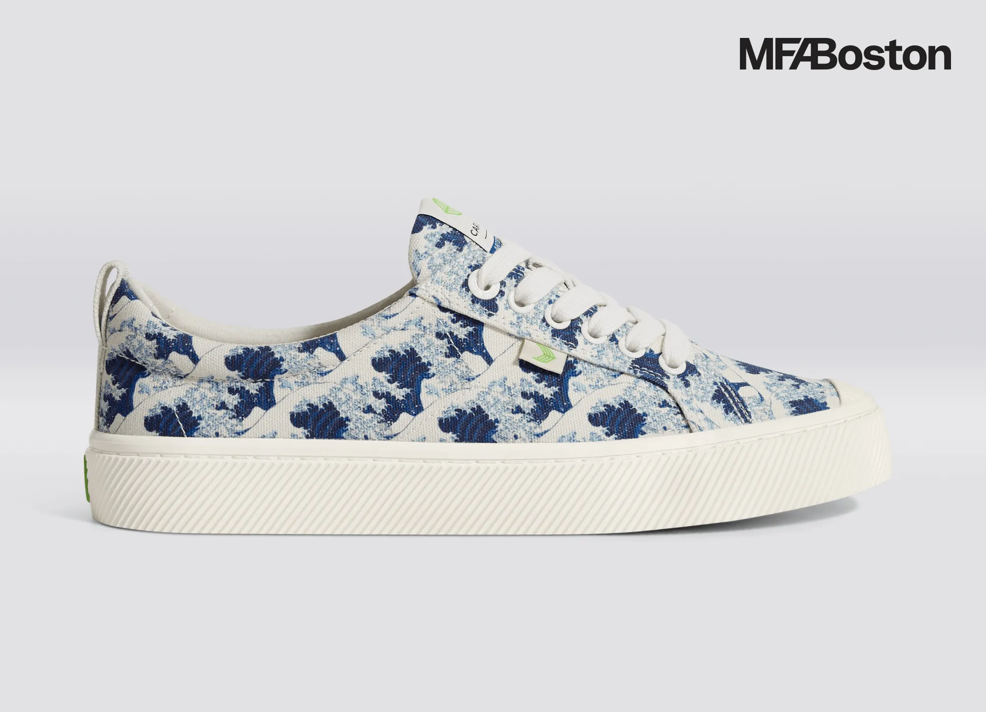 Hokusai OCA Low Wave off Kanagawa Print Canvas Sneaker Men