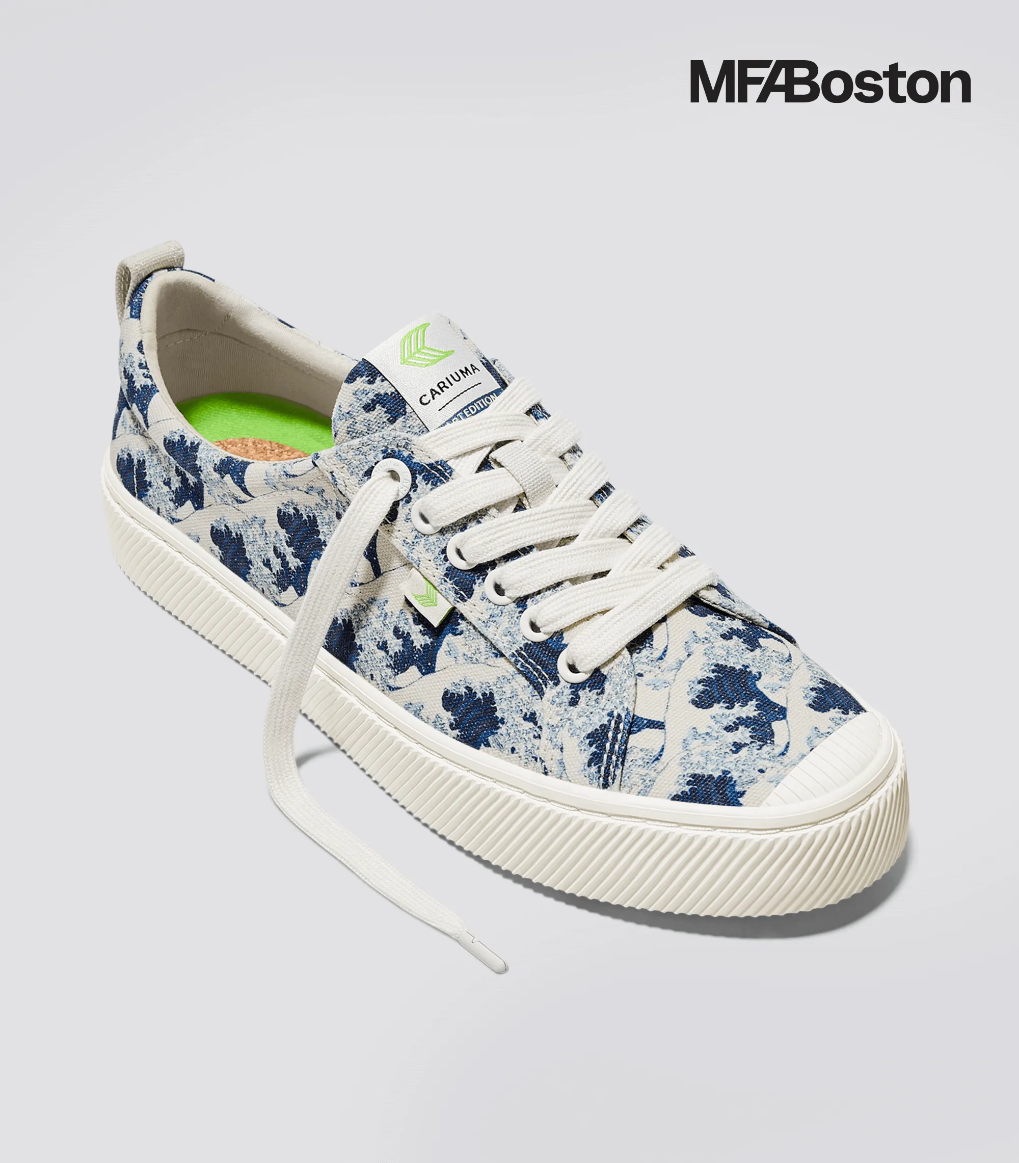 Hokusai OCA Low Wave off Kanagawa Print Canvas Sneaker Men