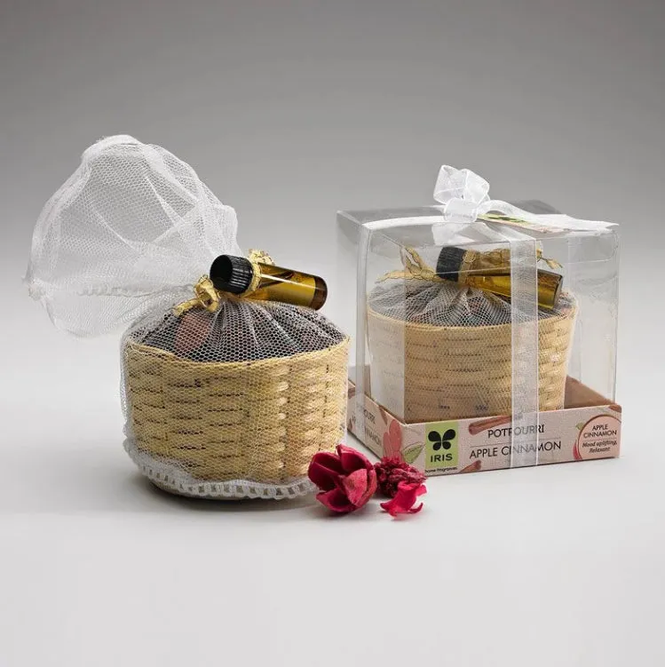 IRIS Potpourri with Cane Basket (50gm)