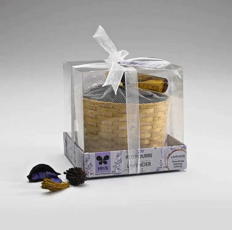 IRIS Potpourri with Cane Basket (50gm)