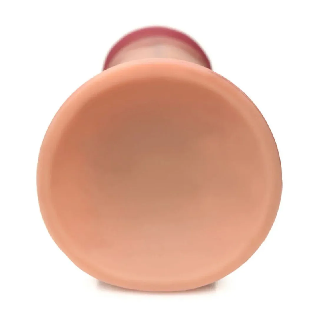 Jock Dual Density Silicone Beginner 6 Inch Dildo with Suction Cup - Vanilla