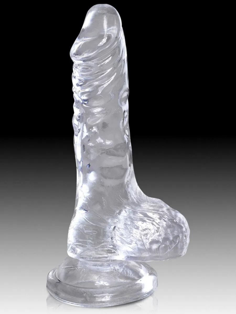 King Cock Clear 6 Cock with Balls