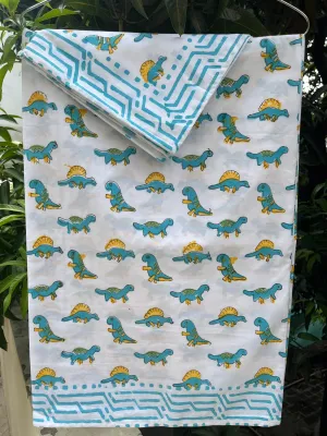 Klingaru Double Bedsheet - Dino