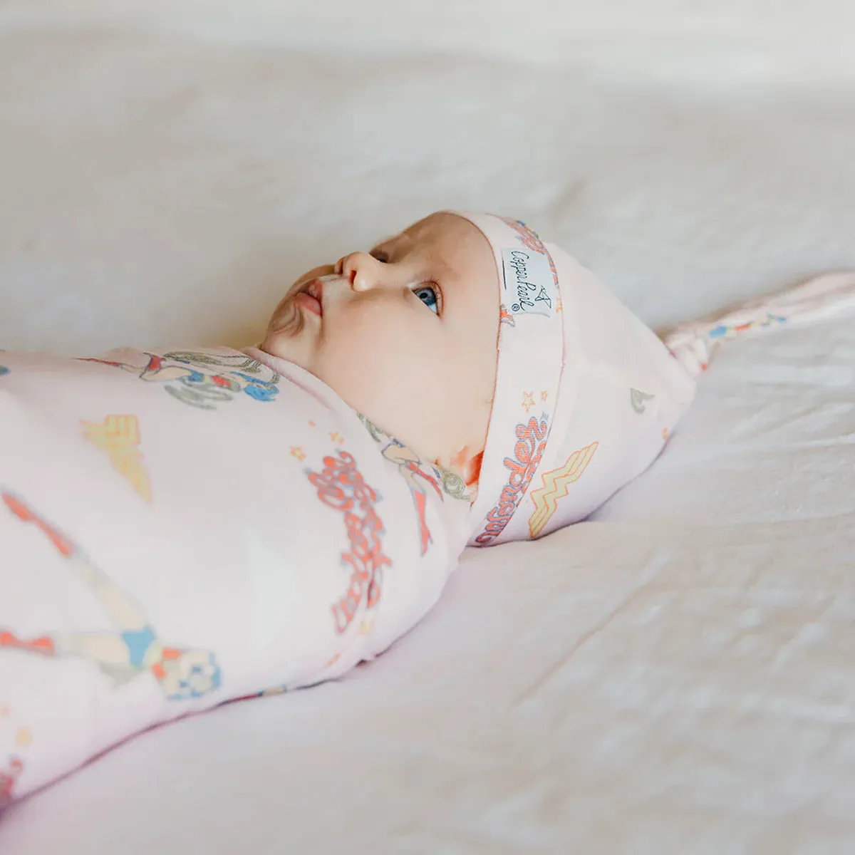 Knit Swaddle Blanket- Wonder Woman