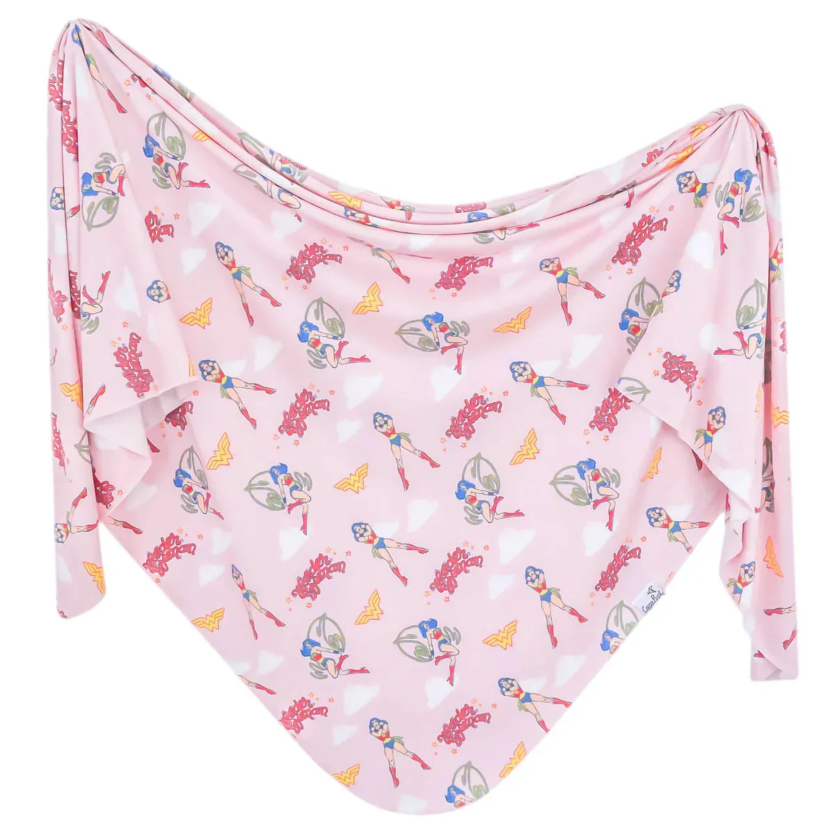 Knit Swaddle Blanket- Wonder Woman