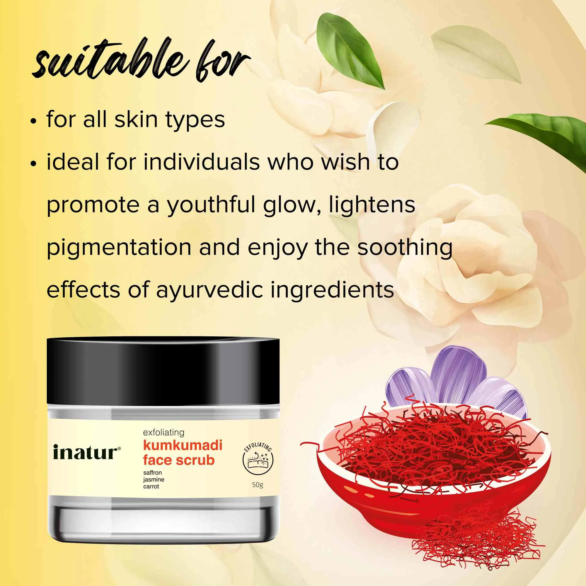 Kumkumadi Face Scrub - 50g