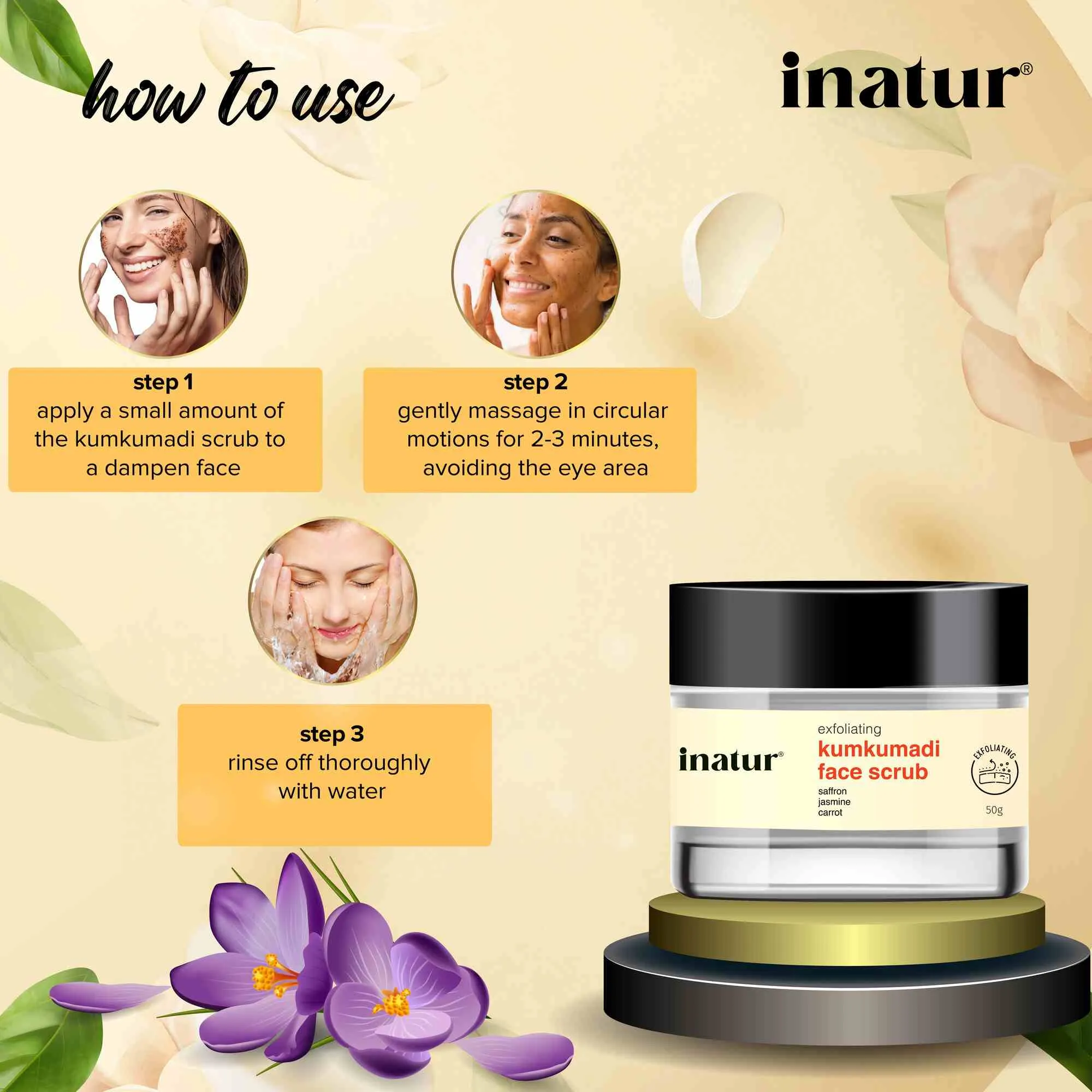 Kumkumadi Face Scrub - 50g
