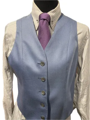 Ladies Light Blue Striped Set
