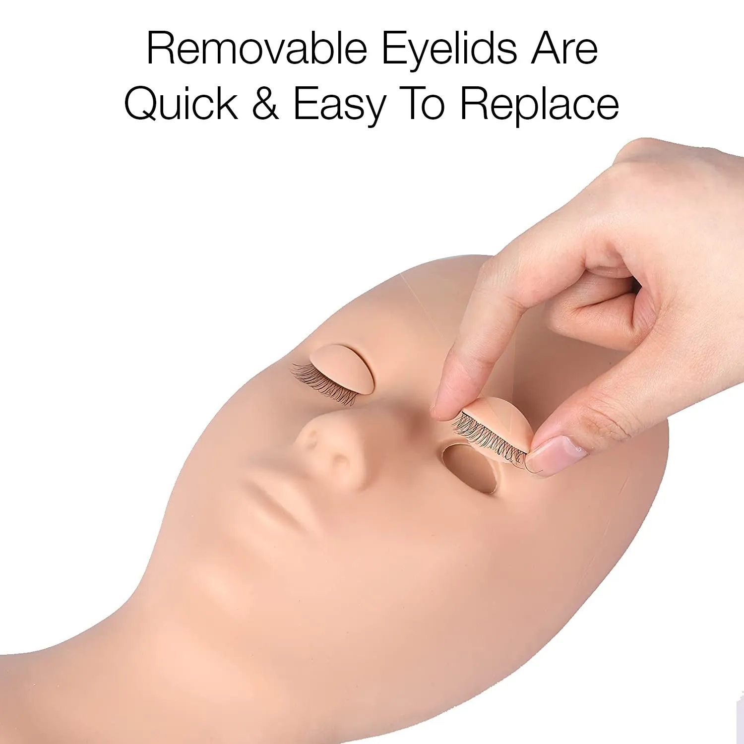 Lash Practice Mannequin Head - Premium