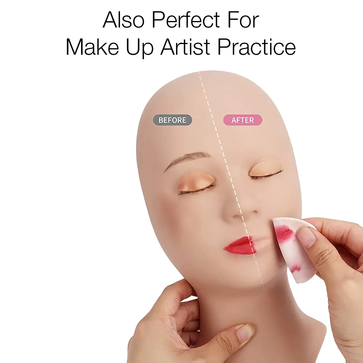 Lash Practice Mannequin Head - Premium