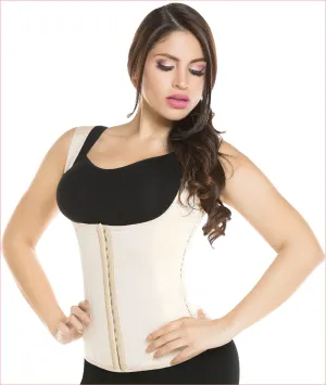 Latex waist trainer cincher vest - C4051