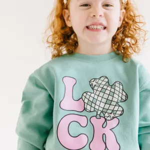Luck St. Patrick's Day Kids Pullover Sweatshirt