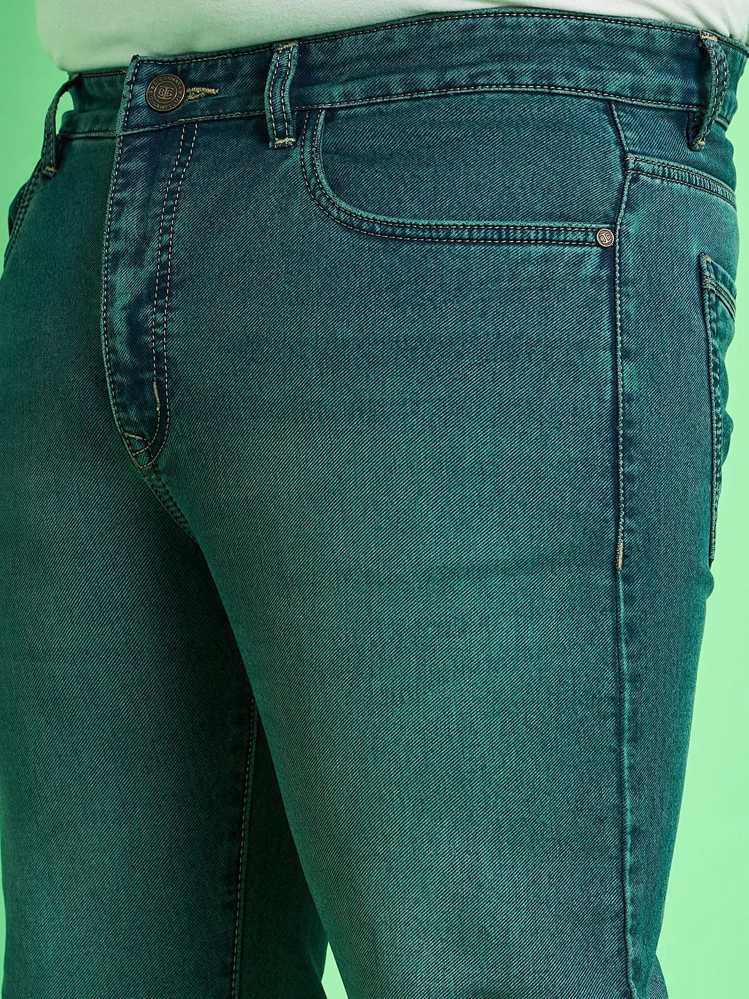 Men Plus Size Aidan Solid Jeans