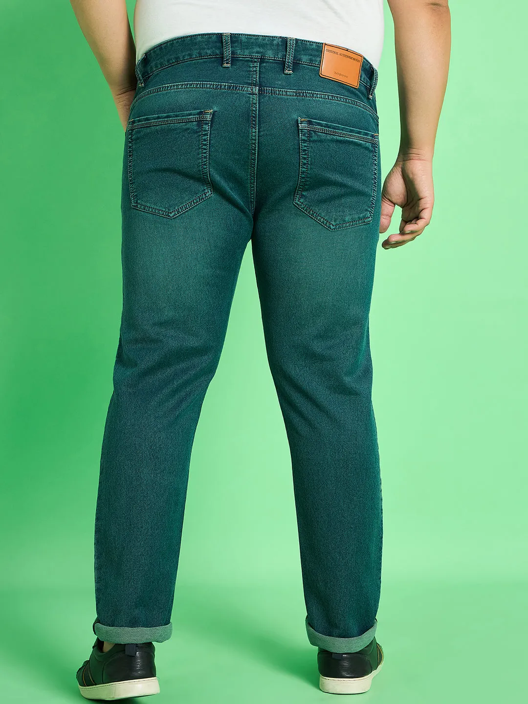 Men Plus Size Aidan Solid Jeans