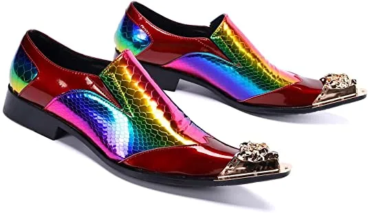Men's Rainbow Composite Western Loafers