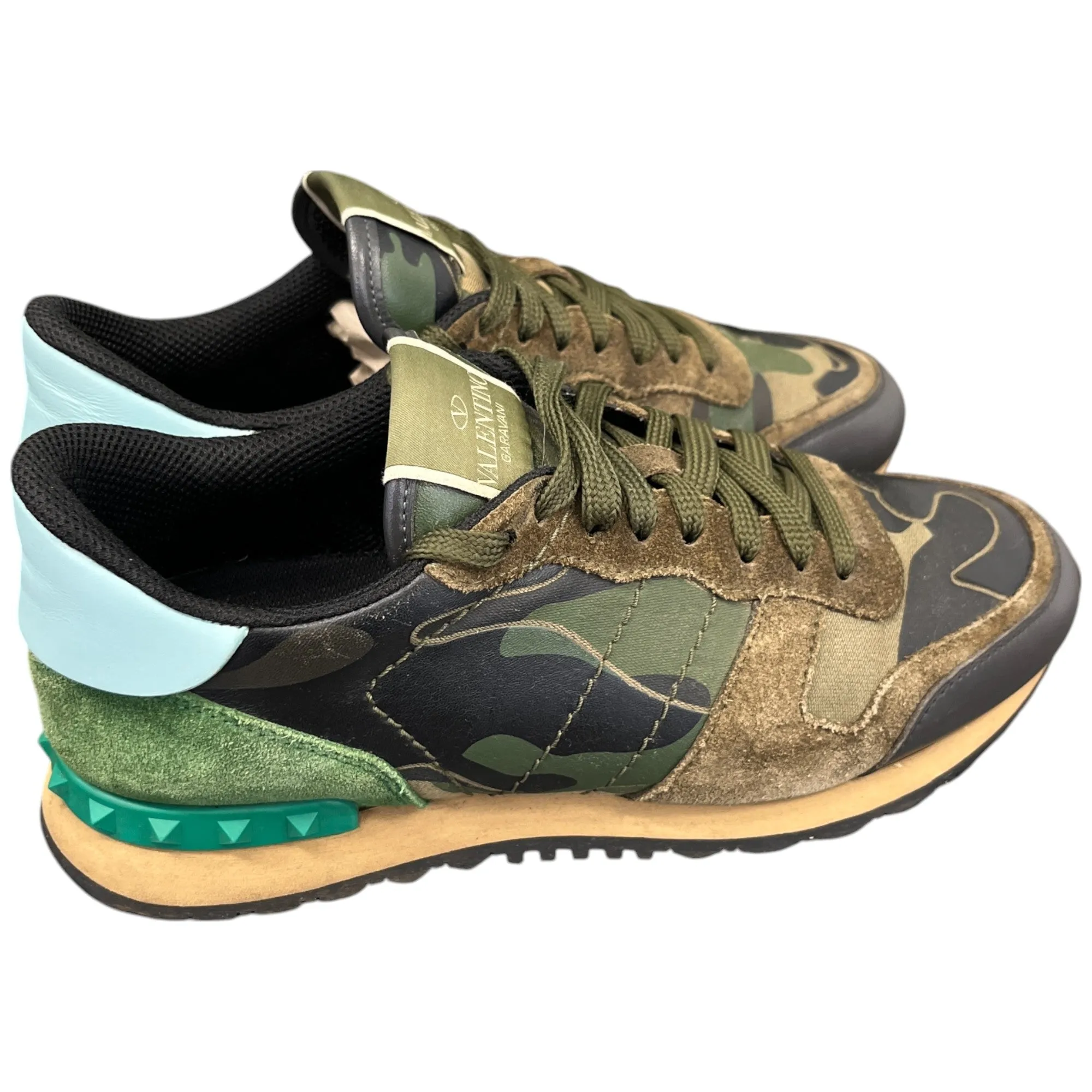 Men's Rockrunner Low Trainers Khaki Size EU 40 / UK 6