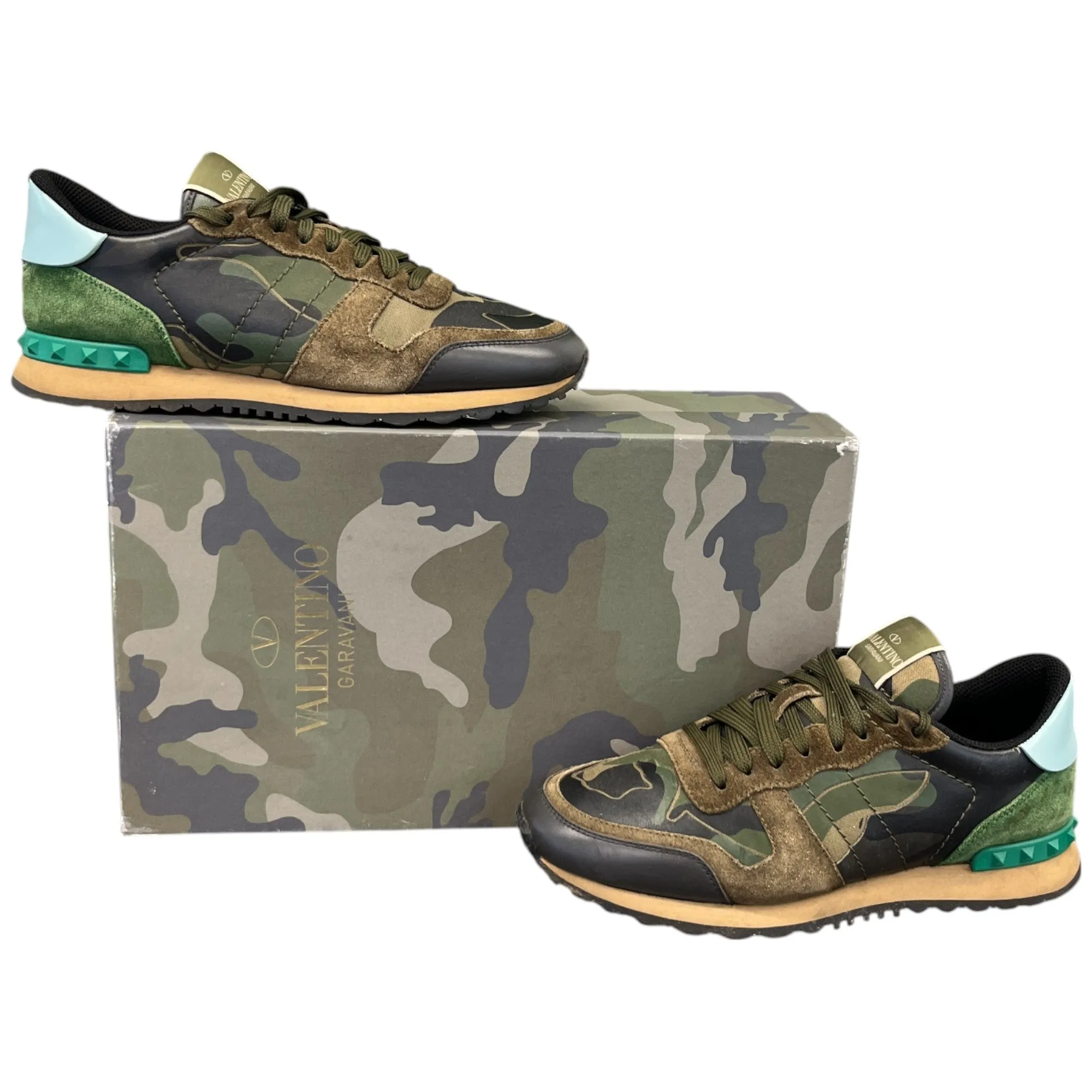 Men's Rockrunner Low Trainers Khaki Size EU 40 / UK 6