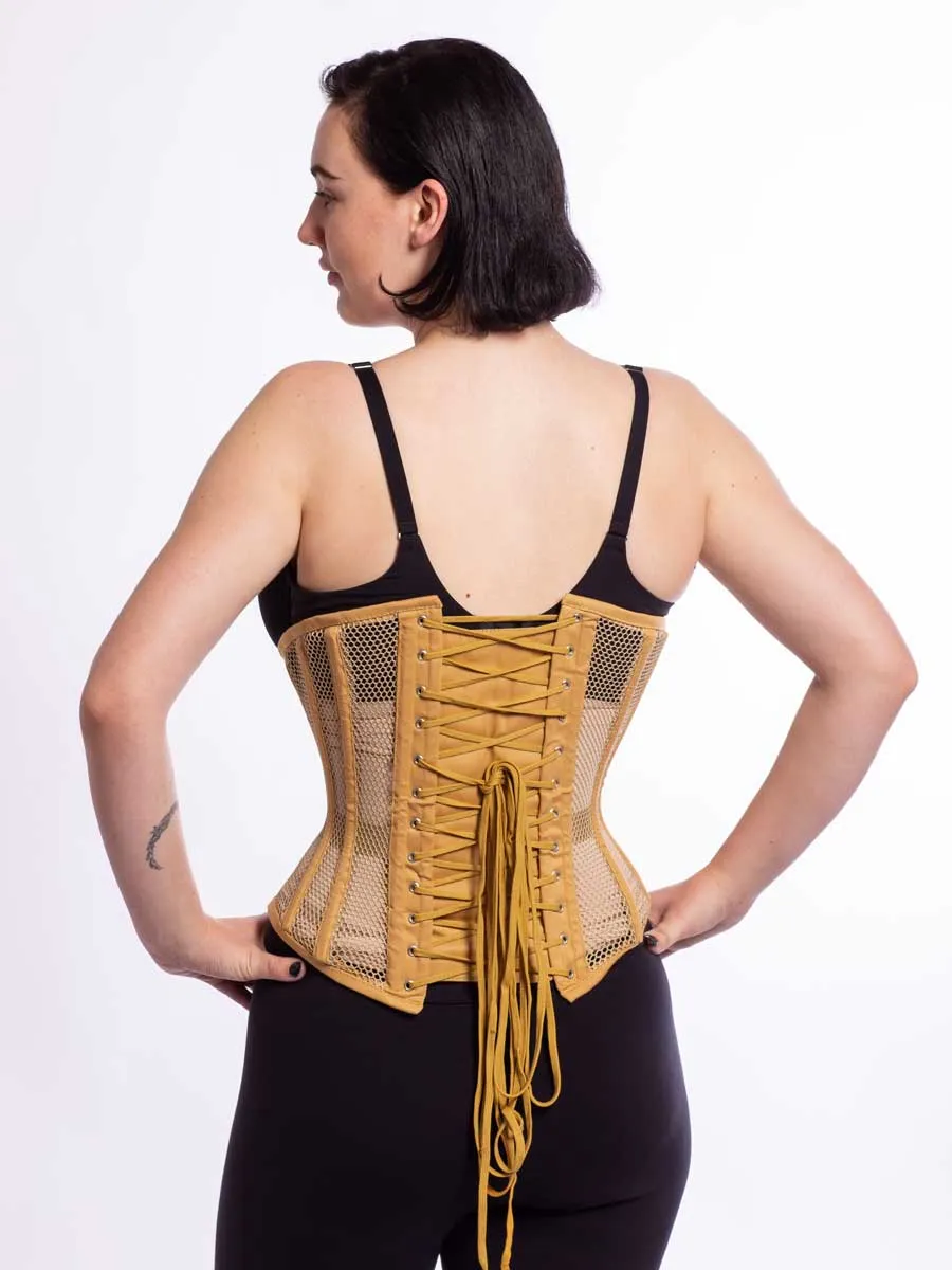 Mesh Romantic Curve Longline Underbust Corset : CS-345