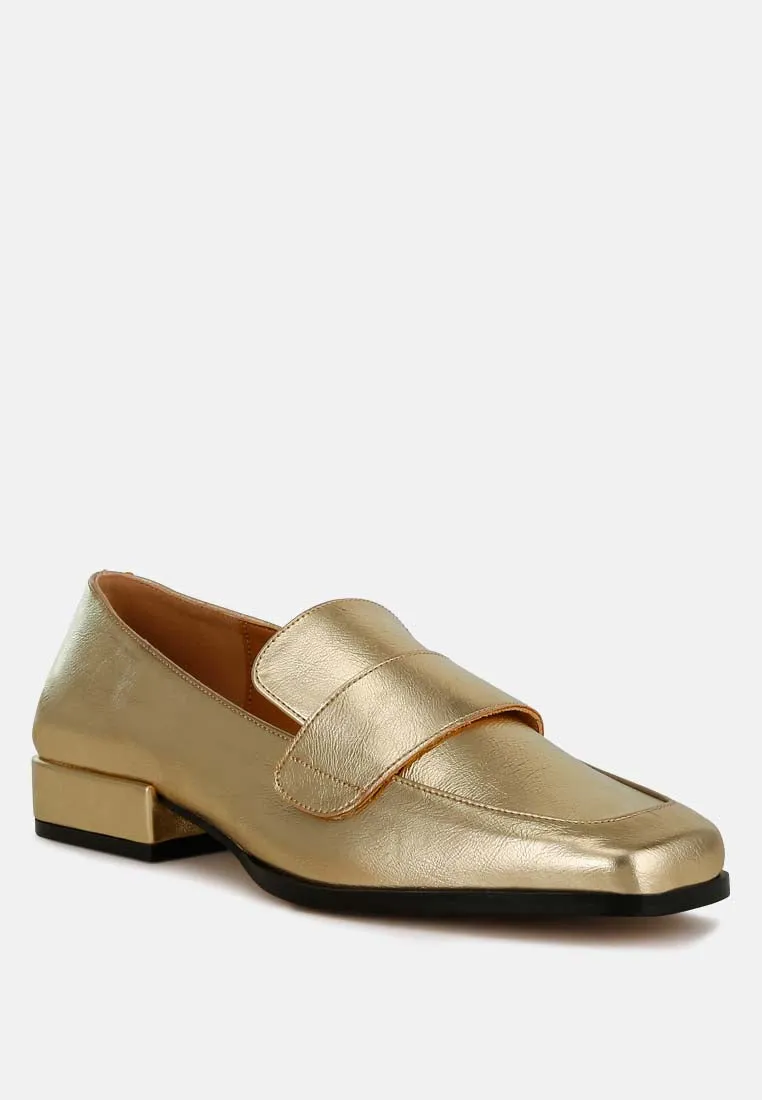 Metallic Penny Loafers By RUW