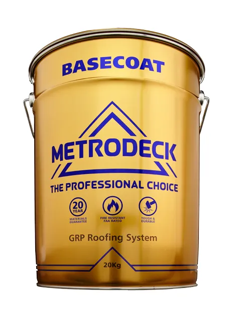 Metrodeck GRP Roofing Base Resin 20kg (including Catalyst)