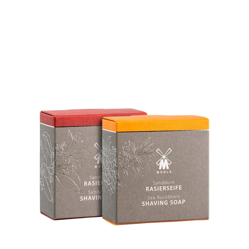 MÜHLE SHAVECARE Shaving Soap Duo, Sandalwood / Sea Buckthorn