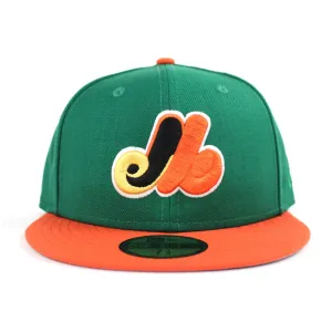Montreal Expos New Era Fitted 59Fifty hat (Air Jordan 6 Gatorade Gray Under Brim)
