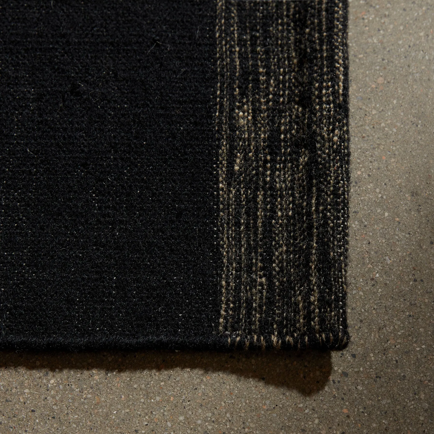 Multi Stripe Entry Mat - Black Marle/Black/Flint