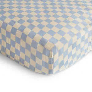 Mushie Extra Soft Muslin Crib Sheet