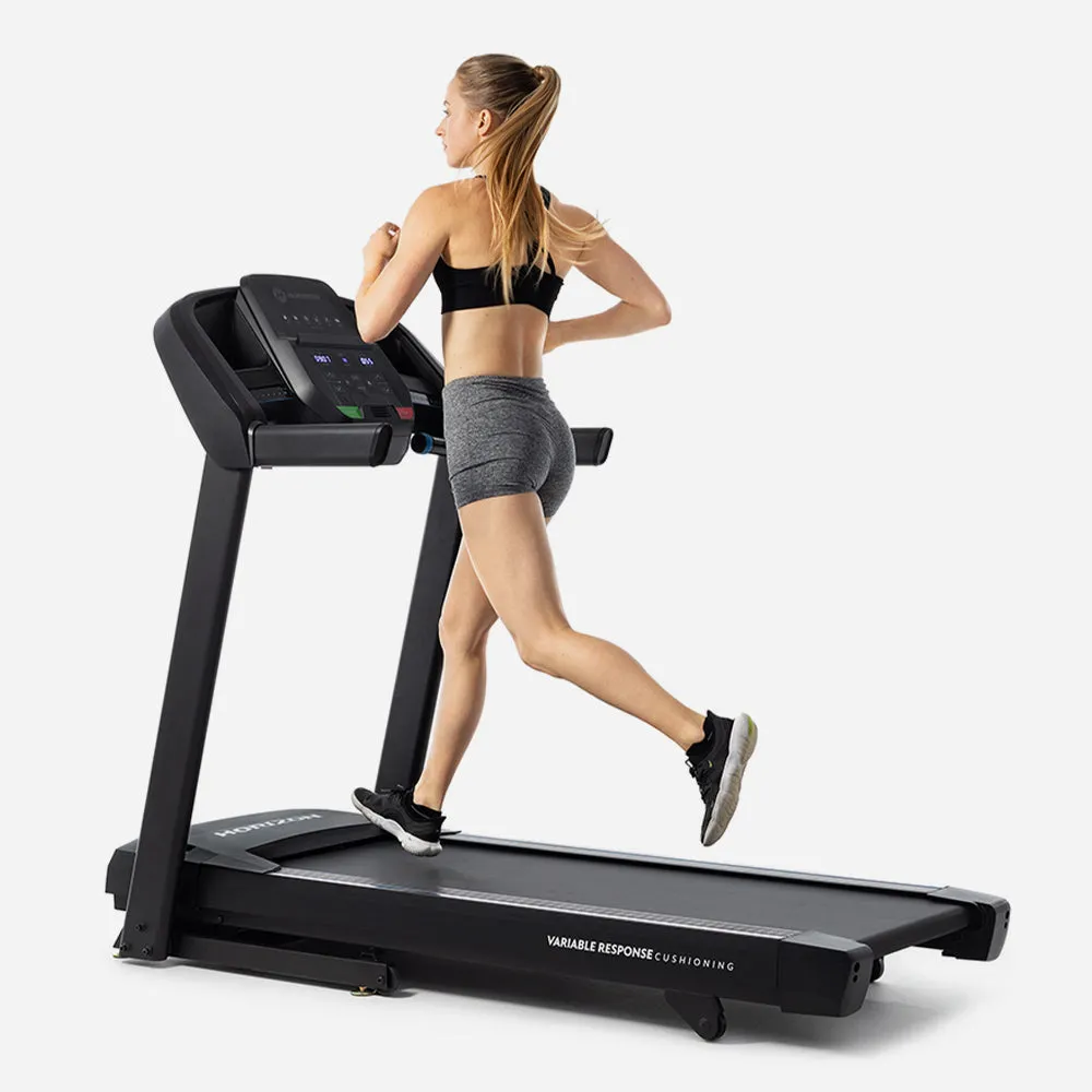 Máy Chạy Bộ Điện Mỹ Horizon T101 (Phiên Bản Mới) - Đen