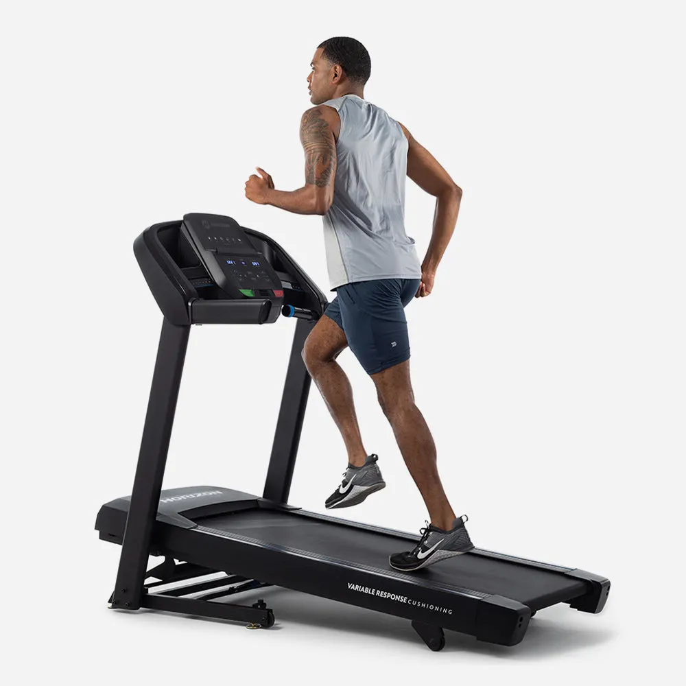 Máy Chạy Bộ Điện Mỹ Horizon T101 (Phiên Bản Mới) - Đen