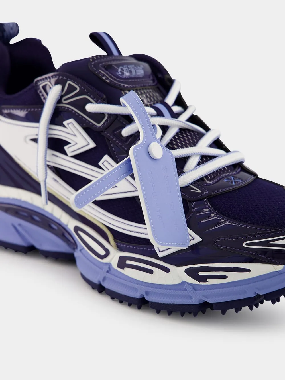 Navy and Dusty Blue Be Right Back Sneakers