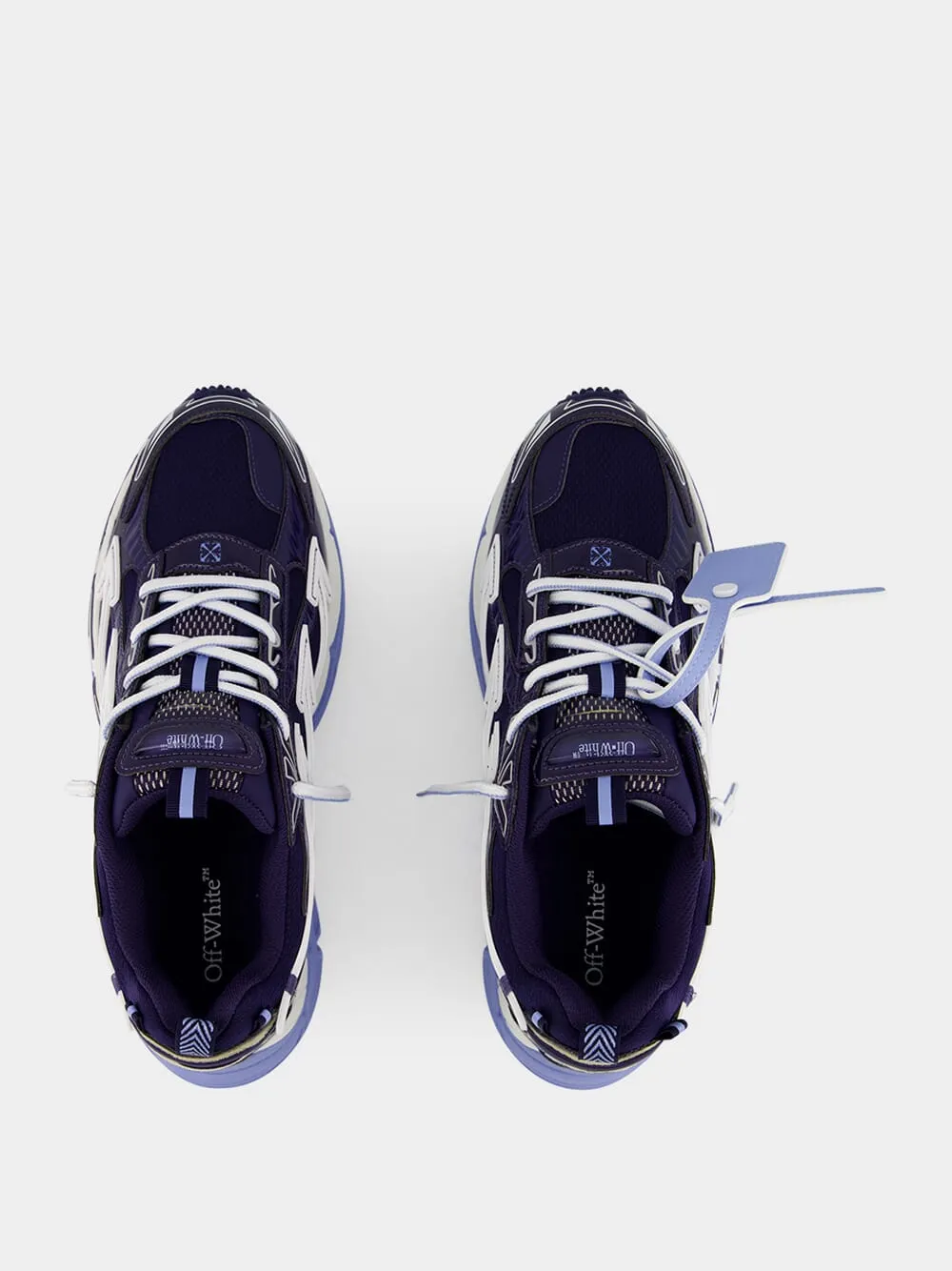 Navy and Dusty Blue Be Right Back Sneakers