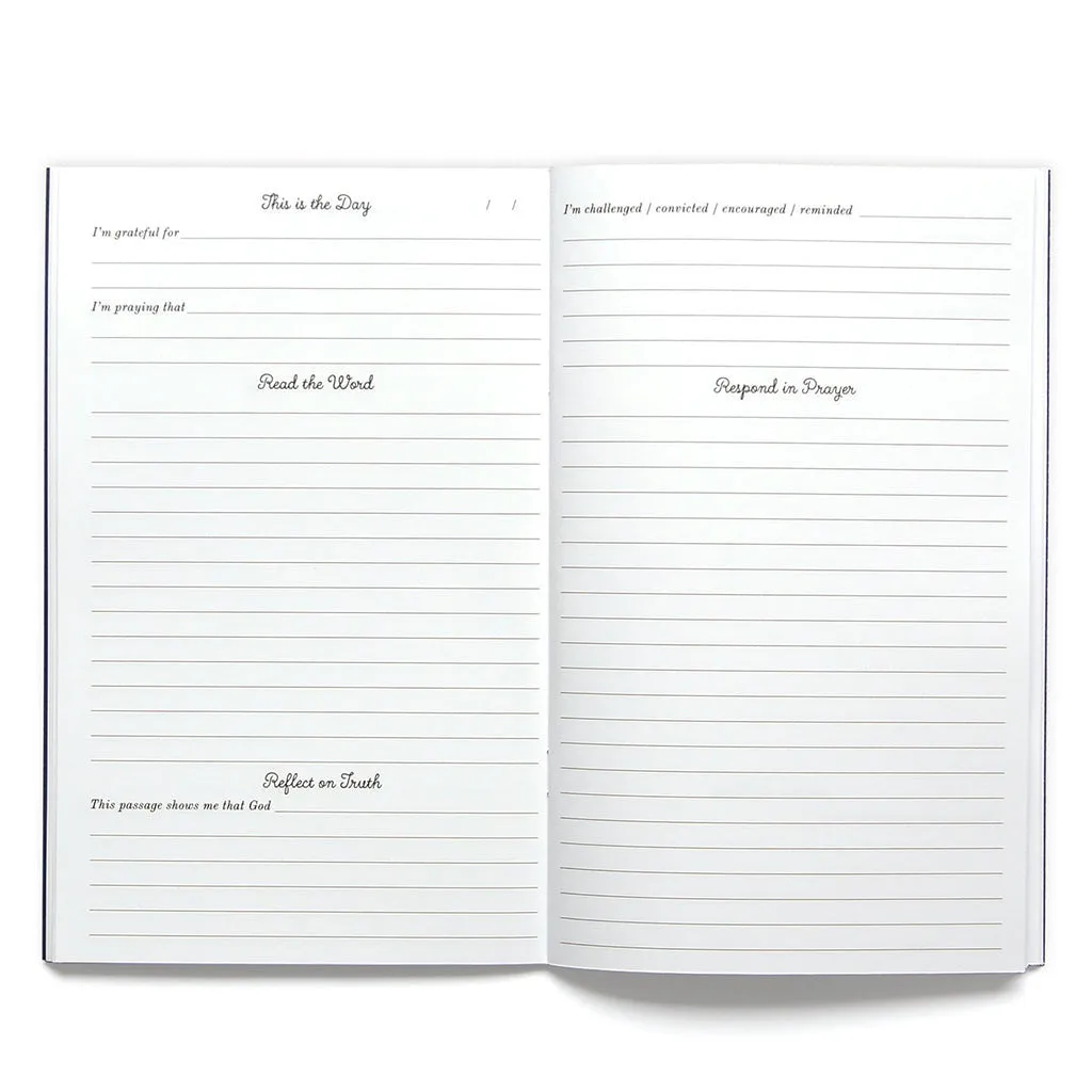 Navy Dot Prayer Journal