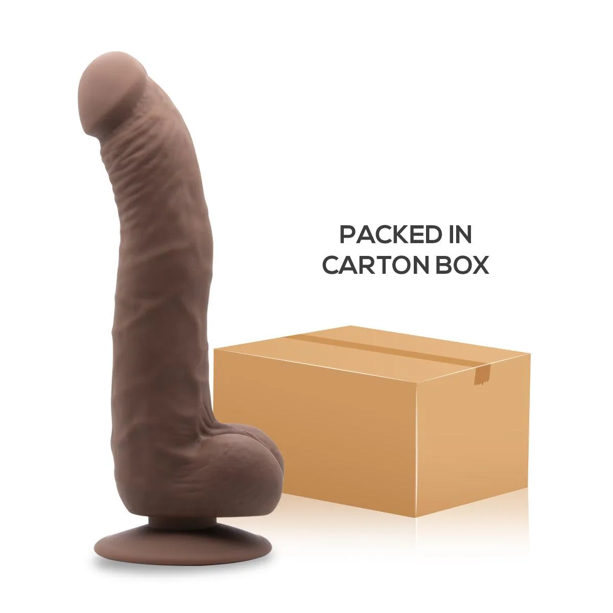 Neojoy - Skinlike Curvy Dildo - Brown