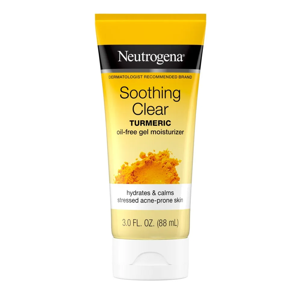 Neutrogena Soothing Clear Calming Turmeric Gel Moisturizer, 3.0 Fl Oz