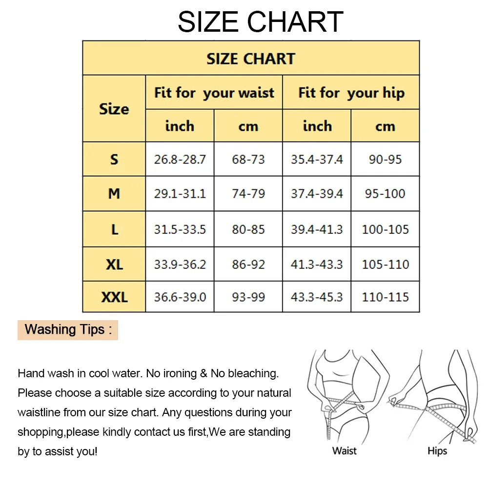 NINGMI High Waist Shaper Panties Women Body Shapewear Tummy Control