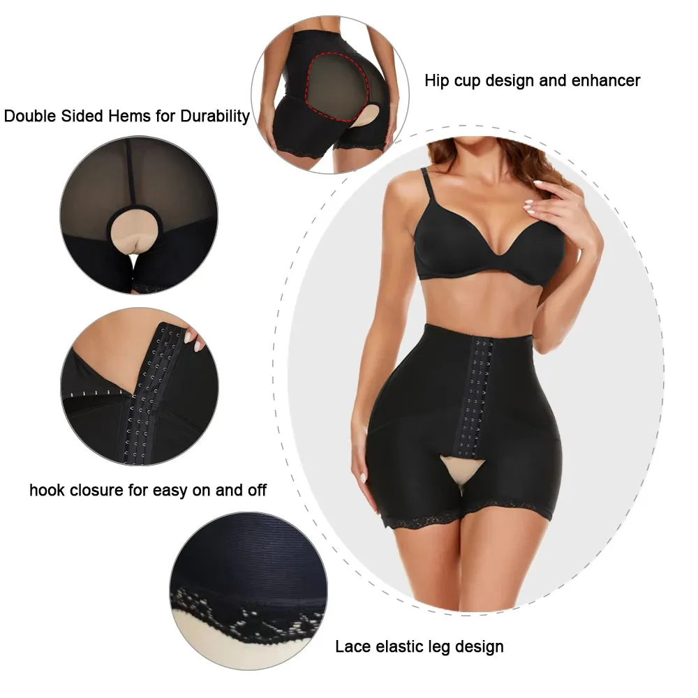 NINGMI High Waist Shaper Panties Women Body Shapewear Tummy Control