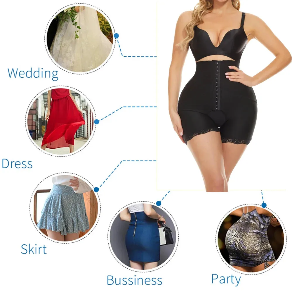 NINGMI High Waist Shaper Panties Women Body Shapewear Tummy Control