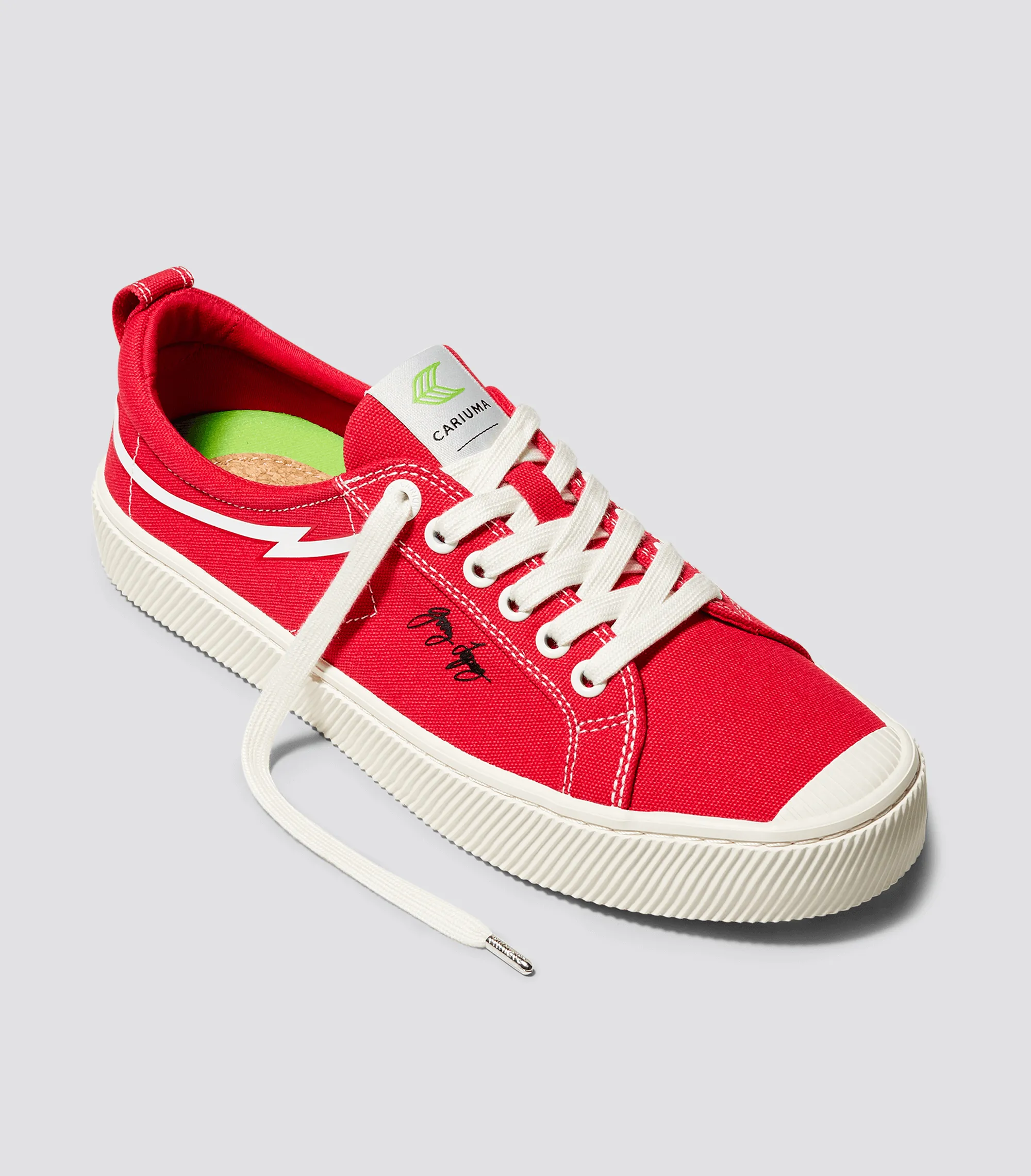 OCA Low Gerry Lopez Red Canvas Sneaker Women