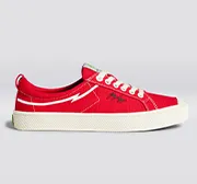OCA Low Gerry Lopez Red Canvas Sneaker Women
