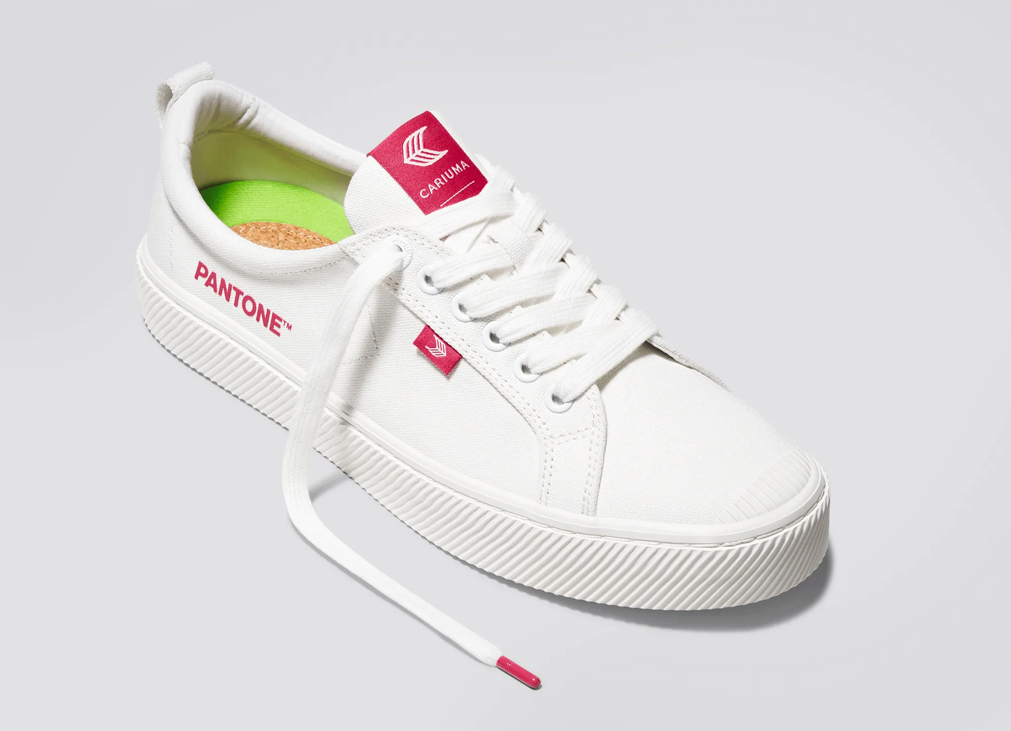 OCA Low Pantone Off-White Canvas Viva Magenta Sneaker Men