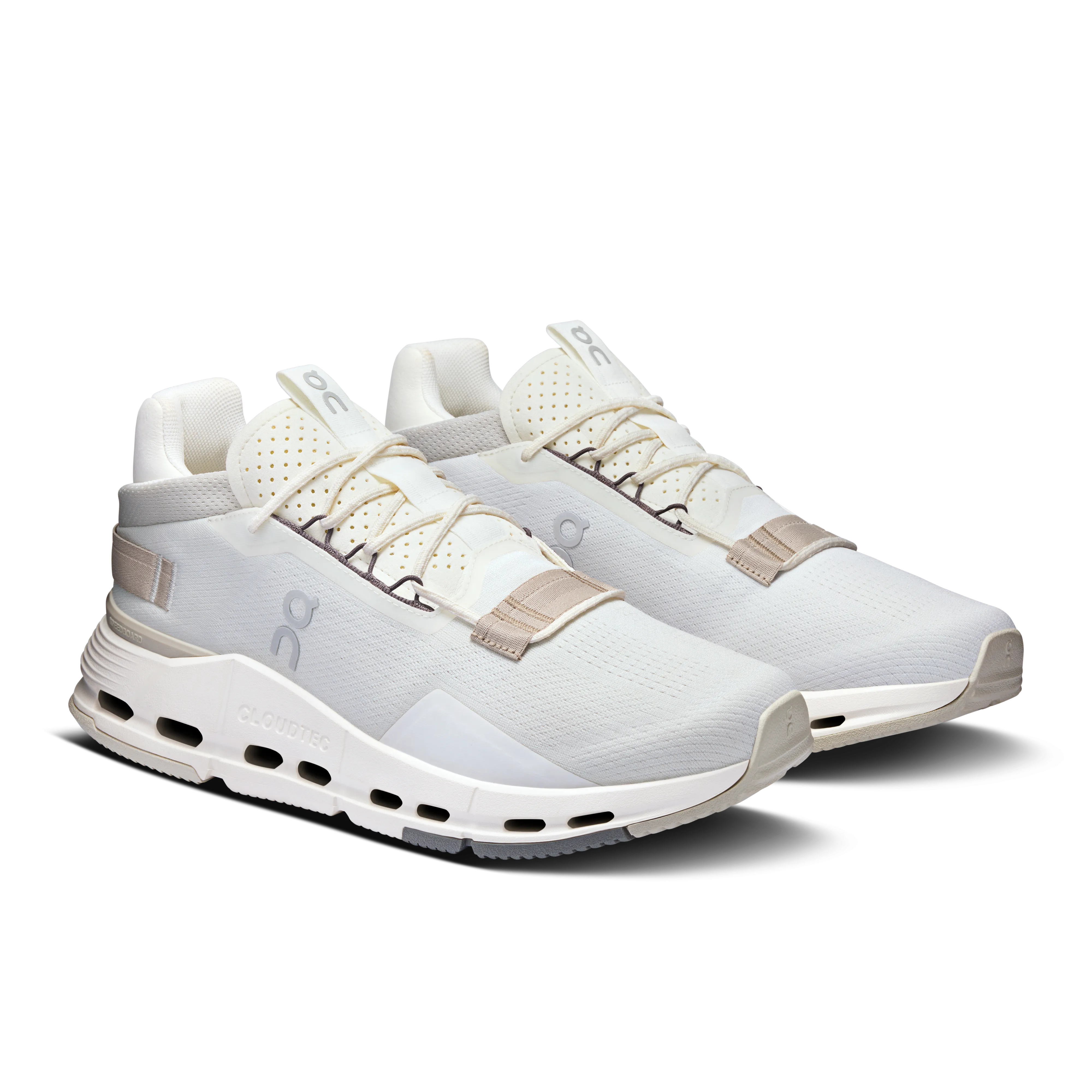 On Cloudnova 2 (Womens) - Ice/Sand