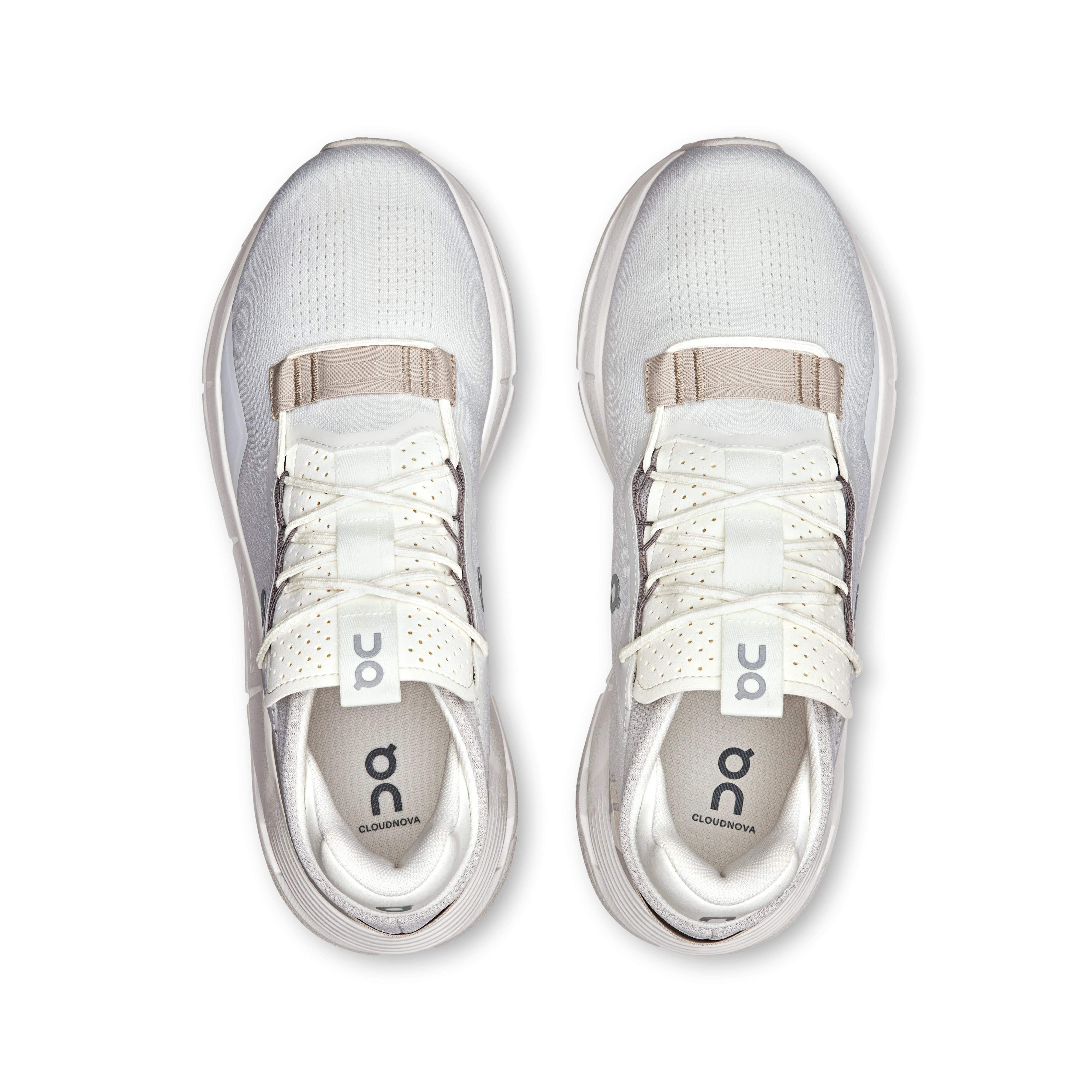 On Cloudnova 2 (Womens) - Ice/Sand