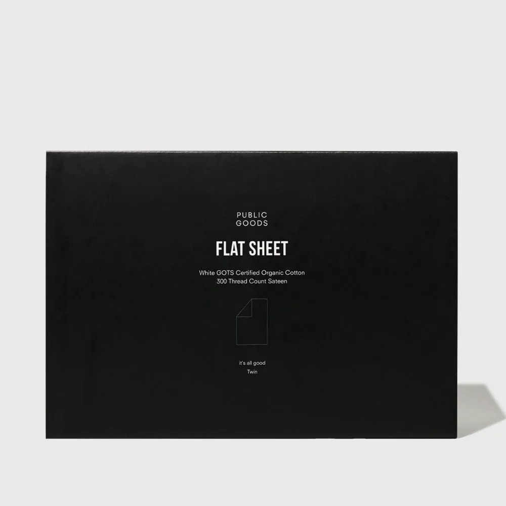 Organic Twin Flat Sheet